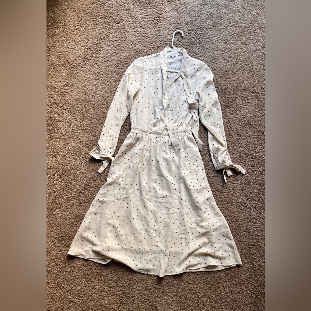 Cream Polka Dot Sweet Salt Dress
